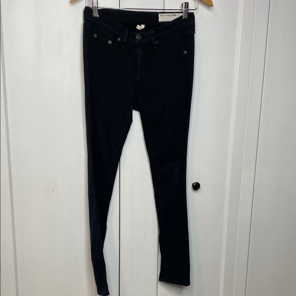 Rag & Bone jean Black Legging style pants - super soft - 26 - made in USA